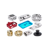 Präzisionsaluminium 6061 CNC-gefräste Teile, eloxiertes Aluminium