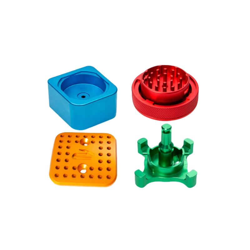 Präzisionsaluminium 6061 CNC-gefräste Teile, eloxiertes Aluminium